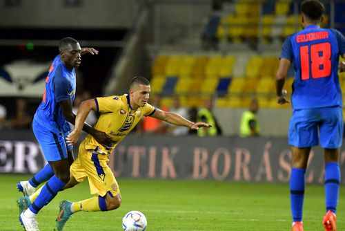 Nikola Krstovic a jucat în dubla manșă FCSB - Dunajska Streda. Foto: Cristi Preda (GSP)