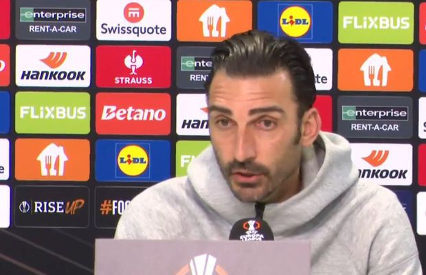 Elias Charalambous a dezvăluit ce i-au urat rapidiștii, înainte de FCSB - Lyon: „Din inimă!”