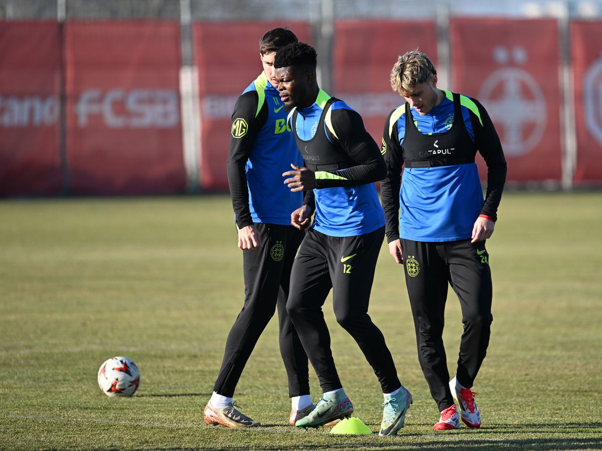 FCSB a susținut ultimul antrenament înaintea meciului cu Lyon » Absențe importante și o revenire așteptată de fani