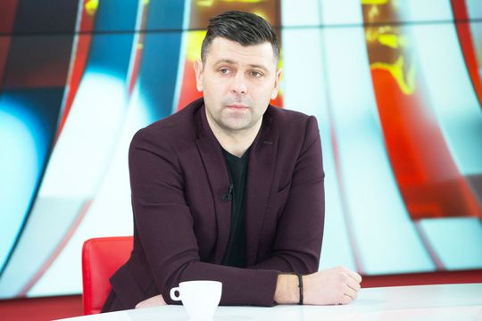 Raul Rusescu în studioul Gazetei, foto: GSP