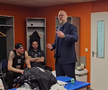 Mihai Silvășan, discurs motivațional în vestiarul lui U-BT Cluj-Napoca, după victoria cu Wolves Vilnius (100-99)/Foto: captură U-BT Cluj-Napoca