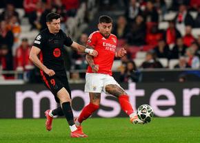A rezistat eroic! Barcelona, cu om în minus 70 de minute, termină meciul cu gol în plus » Partidă de zile mari la Lisabona, Szczesny prestație fabuloasă