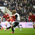 Anthony Gordon deschide scorul pentru Newcastle, din penalty / Foto: Imago