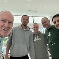 Medvedev (al doilea de la stânga la dreapta) a ajuns cu bine la Indian Wells / foto: Instagram