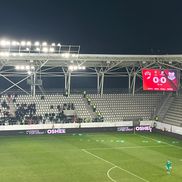 Sectorul pe care îl ocupă de obicei Peluza Sud Dinamo