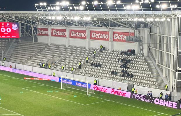 Protest generalizat la Dinamo - Metalul Buzău: de la ce a pornit gestul radical al ultrașilor