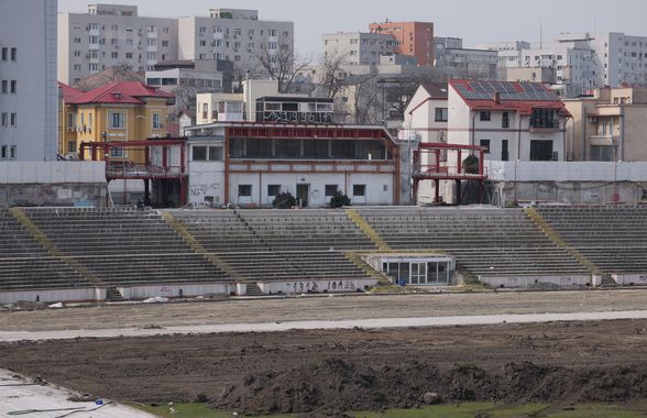 „Oficiala” încă mai rezistă » De ce s-au oprit lucrările la stadionul Dinamo? Președintele Clubului Sportiv a explicat pentru GSP: „Mici modificări”