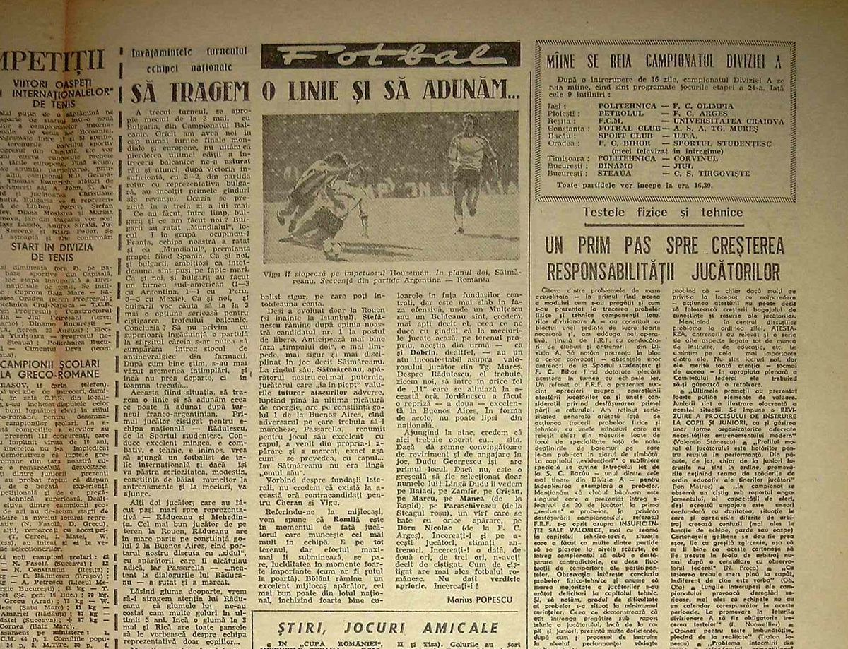 RETRO GSP. 42 de ani de la debutul în națională al lui Aurel Rădulescu, cel ce trebuia să fie mai bun decât Hagi. Și care a sfârșit stupid, sub roțile trenului, după o șuetă cu o blondă