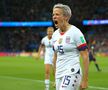 Megan Rapinoe a câștigat Cupa Mondială la fotbal feminin alături de SUA // sursă foto: Guliver/gettyimages