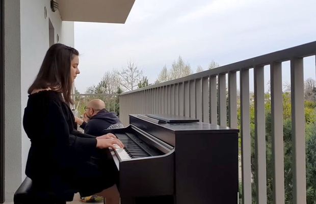 COVID-19. VIDEO Celia Dumitrescu, fiica fostului soț al Anamariei Prodan, recital de Bach și Schubert în Pipera