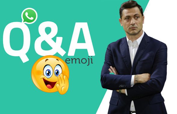 WhatsApp Q&A » Mirel Rădoi intră în provocarea GSP: cum răspunde cu un emoticon la întrebări și afirmații inedite