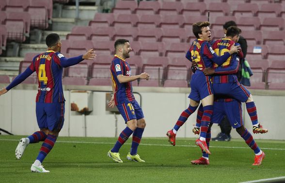 Barcelona - Valladolid 1-0 » Victorie chinuitoare pentru catalani, după un roșu controversat și un gol în min. 90