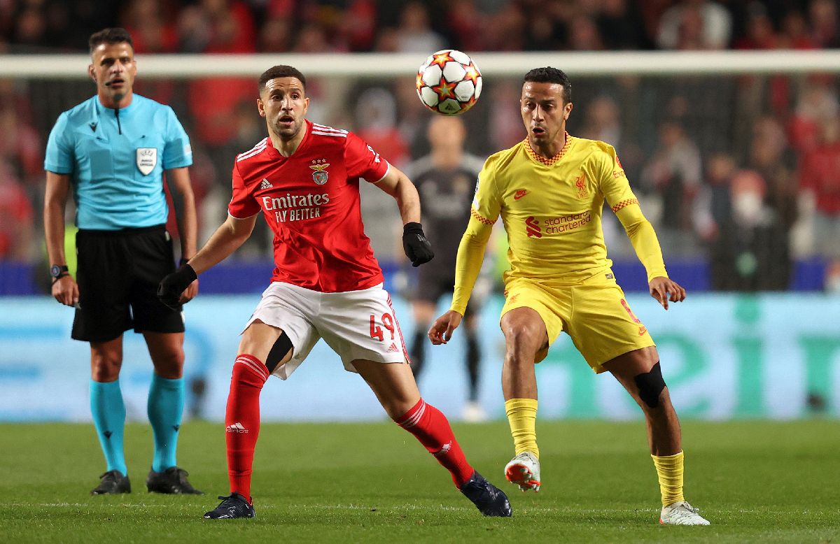 Benfica - Liverpool 1-3. „Cormoranii” câștigă în Portugalia și sunt cu un pas în semifinalele Champions League