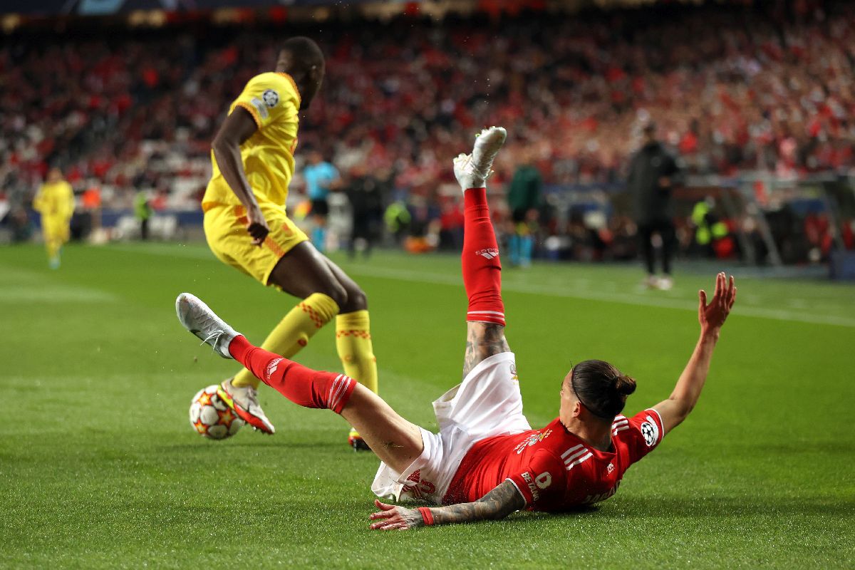Benfica - Liverpool 1-3. „Cormoranii” câștigă în Portugalia și sunt cu un pas în semifinalele Champions League
