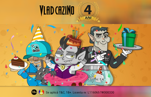 Vlad Cazino a împlinit 4 ani de activitate în sectorul online de divertisment