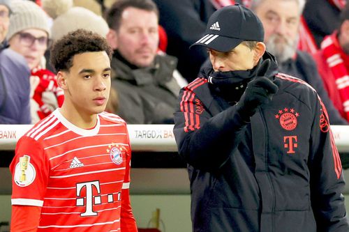 Thomas Tuchel nu l-a iertat pe Jamal Musiala, foto: Guliver/gettyimages