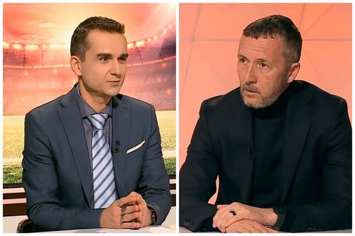 Dan Udrea (în stânga) și Mihai Stoica, la Orange Sport