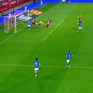Gol anulat pentru Sepsi în meciul cu Farul, foto: captură de ecran Digi Sport