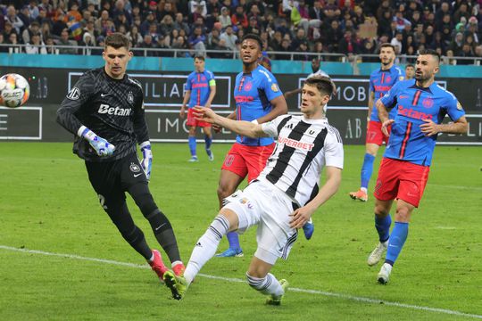 Vladislav Blănuță, în FCSB - U Cluj/ FOTO: GSP