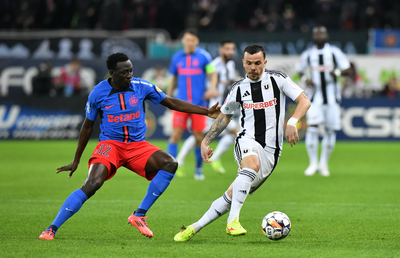 Gafă amuzantă la pauza meciului FCSB - U Cluj » Ce a indicat tabela Arenei Naționale