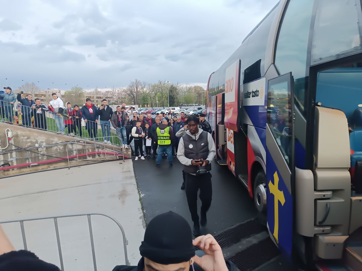 Imagini înainte de FCSB - U Cluj