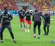 Imagini de la încălzire, înainte de FCSB - U Cluj / foto: Ionuț Iordache (GSP)