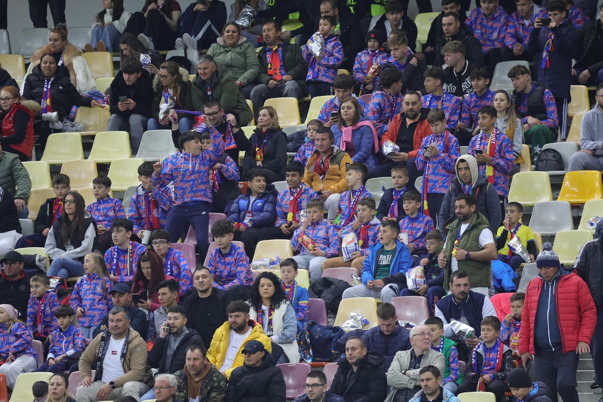 Imagini de la încălzire, înainte de FCSB - U Cluj / foto: Ionuț Iordache (GSP)