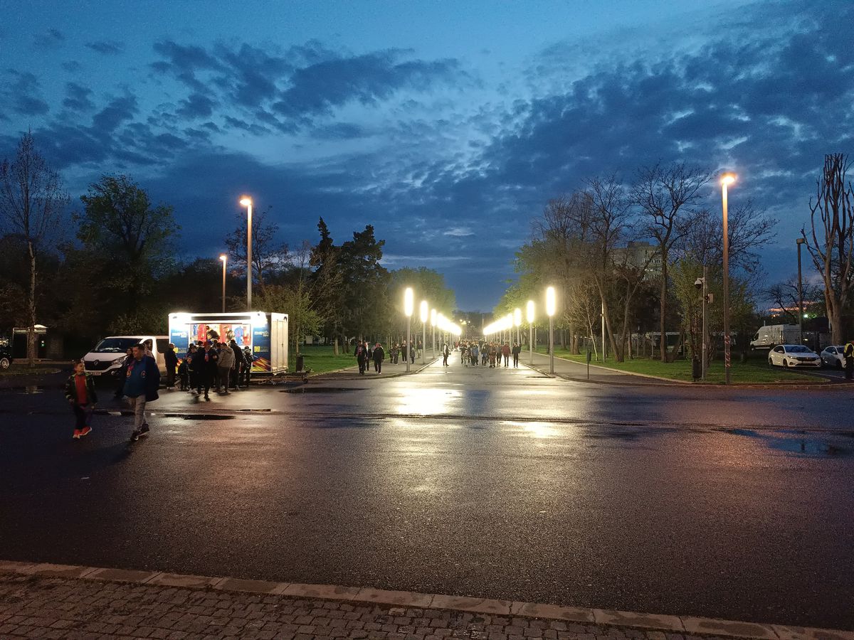 Imagini înainte de FCSB - U Cluj