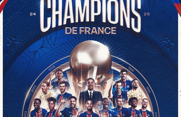 PSG, campioană a Franței cu 6 etape înainte de final!