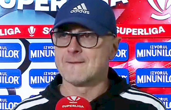 Leo Grozavu acuză arbitrajul după partida cu Rapid: „Dacă așa se calibrează liniile în Giulești... Nu vrem să fim păcăliți așa”