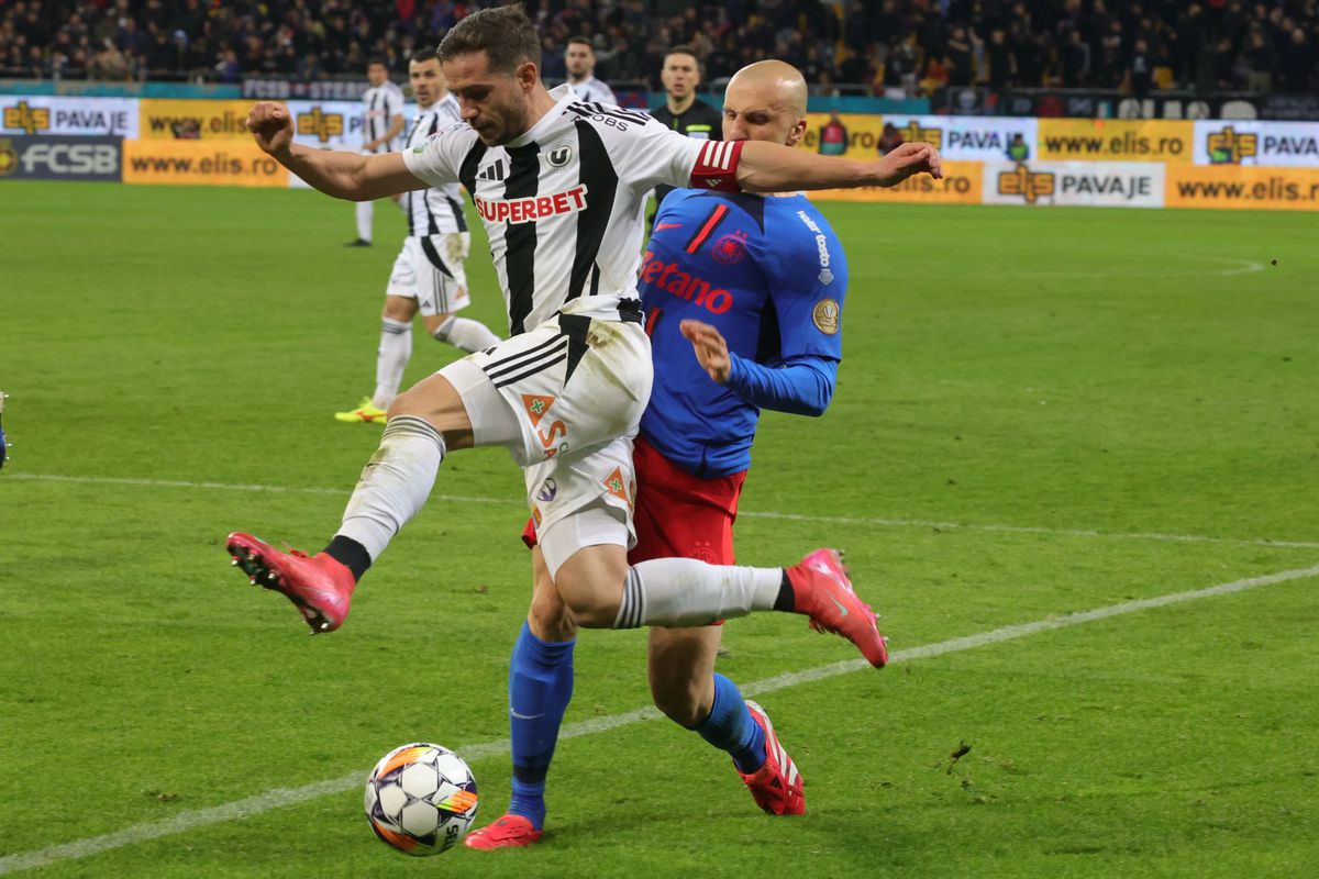 FCSB - U Cluj, decis de un penalty dictat din camera VAR: s-a schimbat liderul în play-off