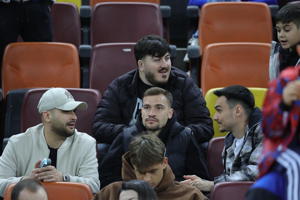 Imagini de la încălzire, înainte de FCSB - U Cluj / foto: Ionuț Iordache (GSP)