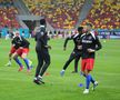 Imagini de la încălzire, înainte de FCSB - U Cluj / foto: Ionuț Iordache (GSP)