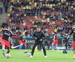 Imagini de la încălzire, înainte de FCSB - U Cluj / foto: Ionuț Iordache (GSP)