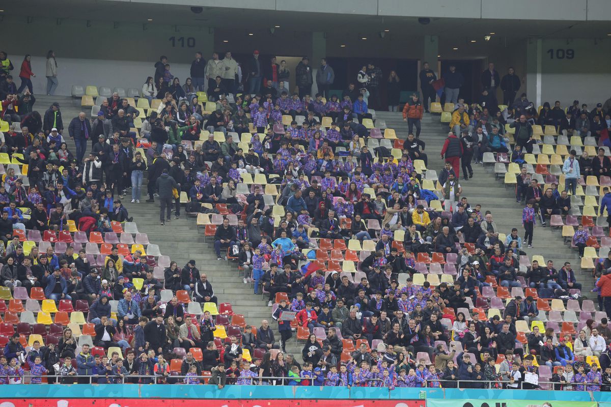 Imagini de la încălzire, înainte de FCSB - U Cluj / foto: Ionuț Iordache (GSP)