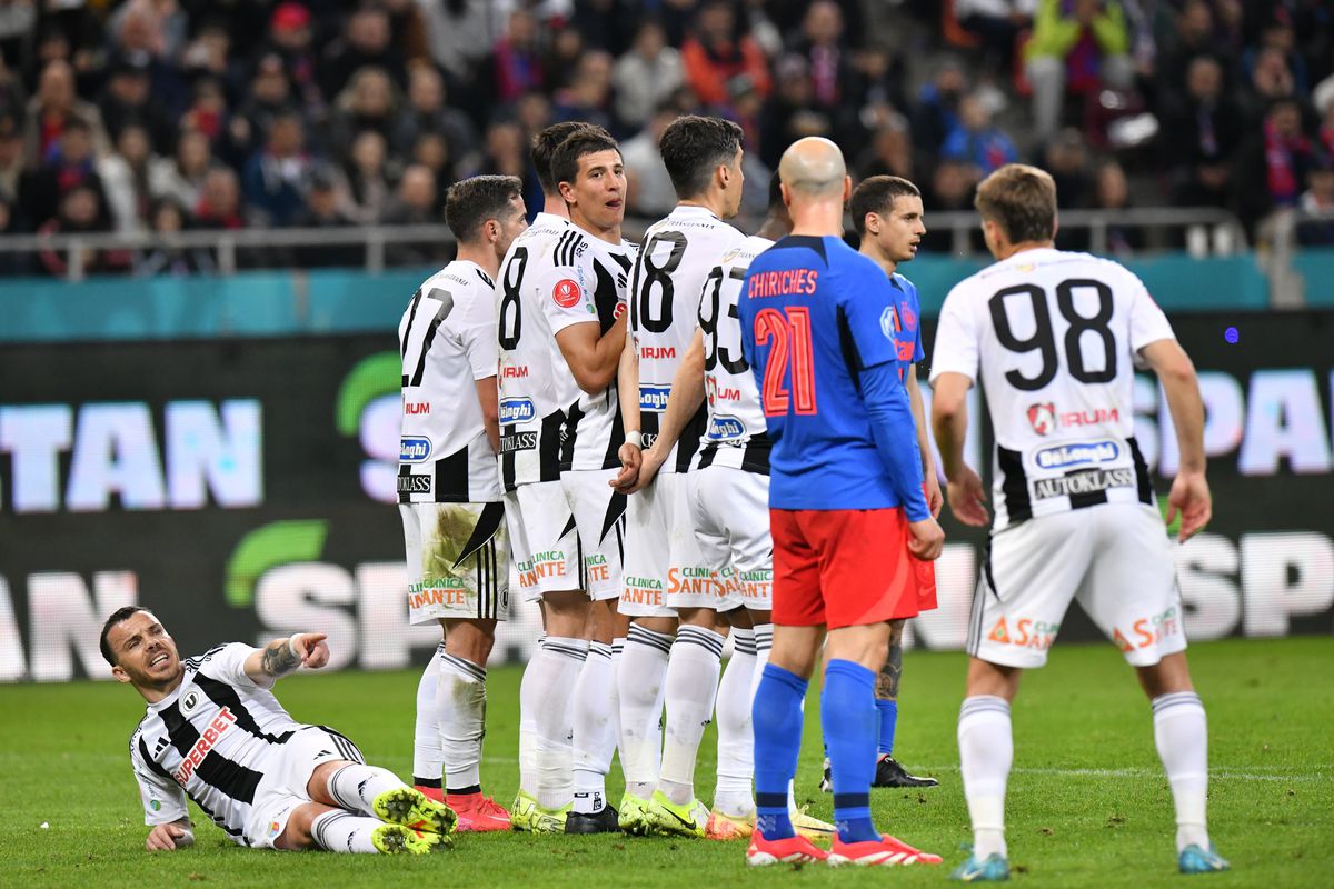 FCSB - U Cluj, decis de un penalty dictat din camera VAR: s-a schimbat liderul în play-off