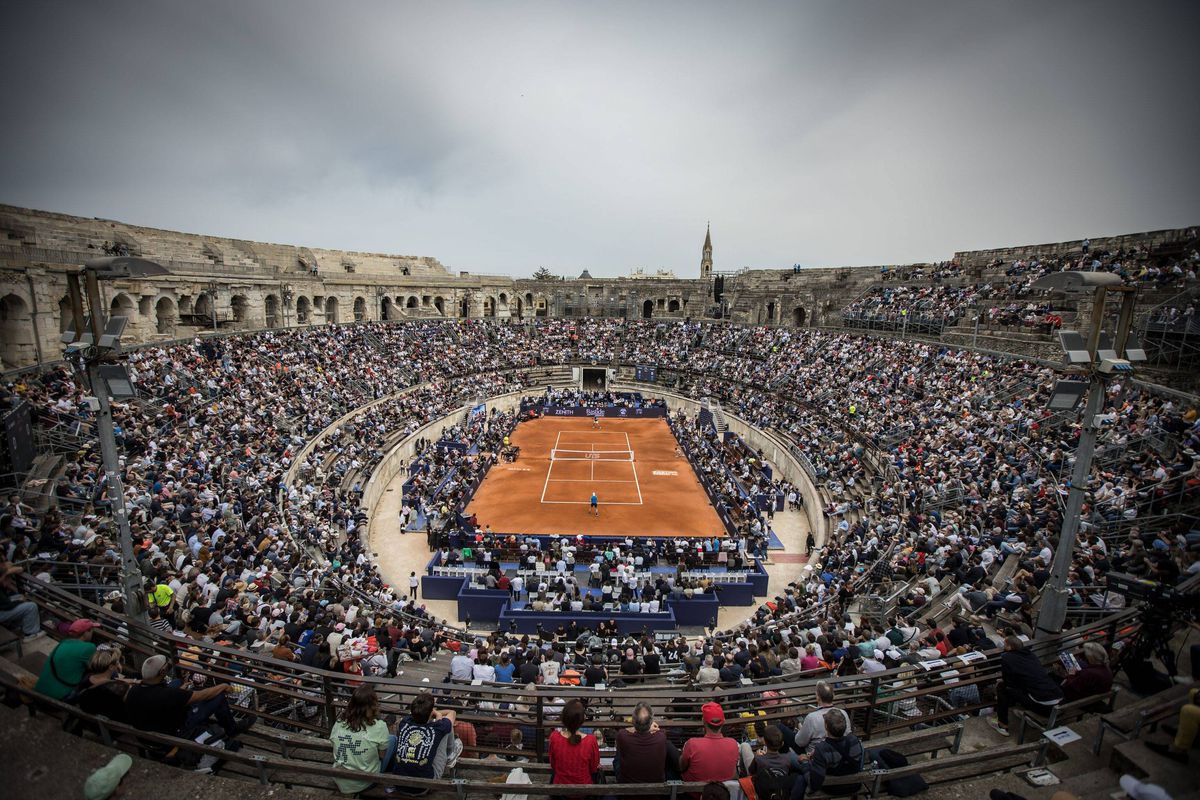 Imagini desprinse din filme » Arena veche de 2000 de ani, gazda circuitului deținut de Patrick Mouratoglou