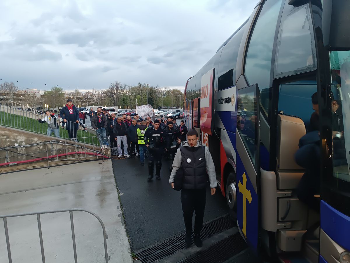 Imagini înainte de FCSB - U Cluj