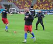 Imagini de la încălzire, înainte de FCSB - U Cluj / foto: Ionuț Iordache (GSP)