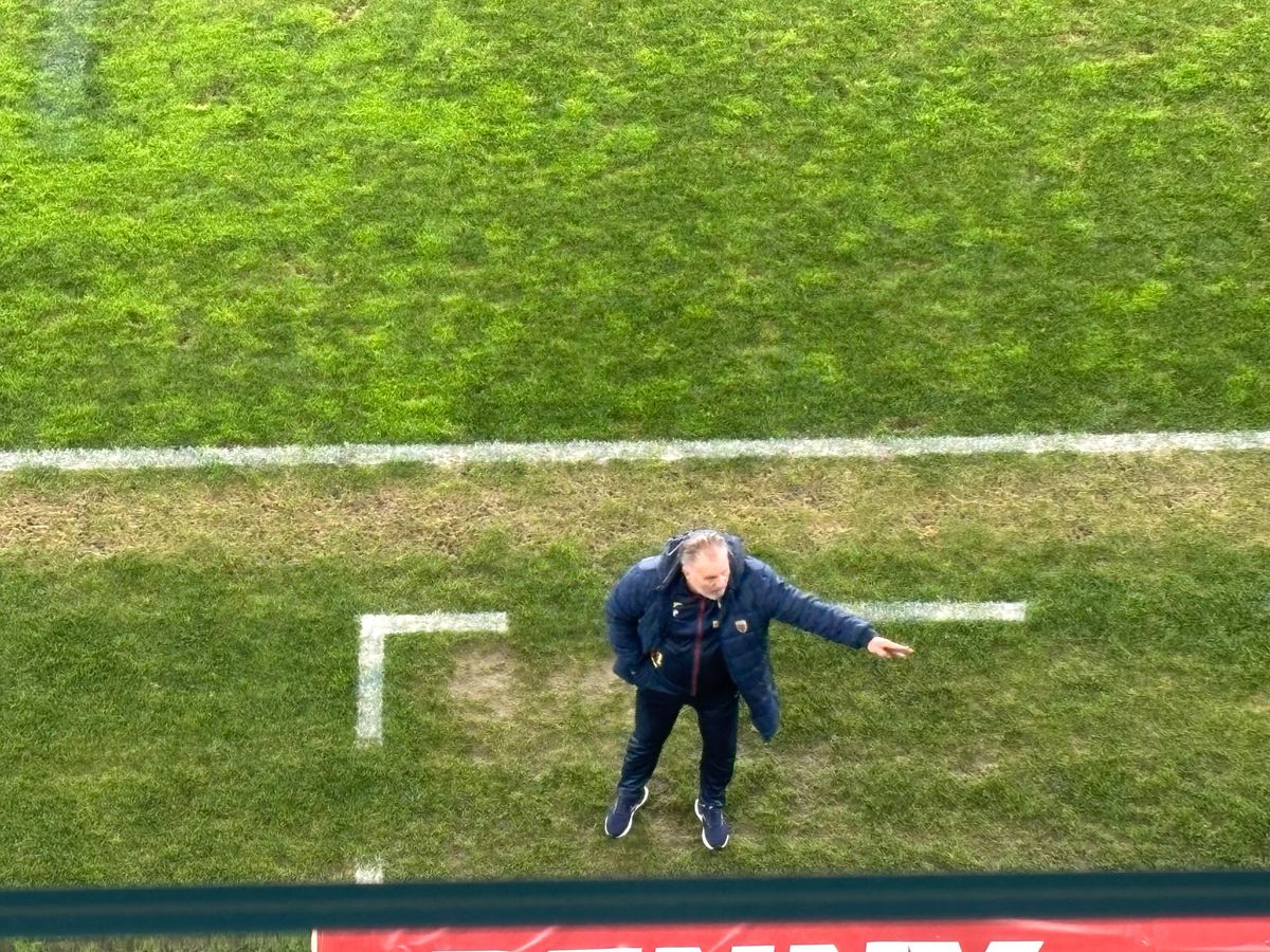 Pedrazzini agitat pe tot parcursul meciului