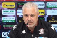 Șumudică a început calm conferința, dar a încheiat într-un mod dramatic: „Eu nu pot să accept așa ceva! Cu asta vreau să închei. Mulțumesc!”