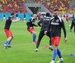 Imagini de la încălzire, înainte de FCSB - U Cluj / foto: Ionuț Iordache (GSP)