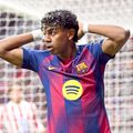 Lamine Yamal în Barcelona - Atletico/ Foto: Guliver/gettyimages