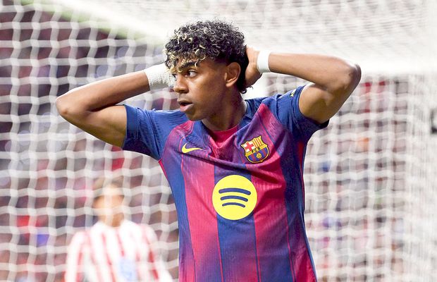 Reacție de neînțeles a lui Lamine Yamal » N-a sărbătorit golul lui „Lewa”, iar asta n-a fost tot