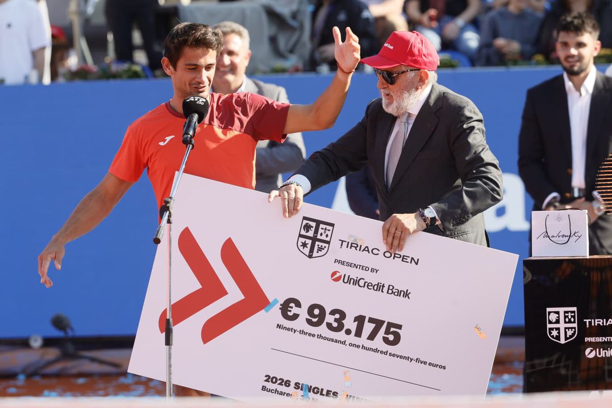 Mariano Navone, după cucerirea trofeului la Țiriac Open: „La mine acasă e sărbătoare”