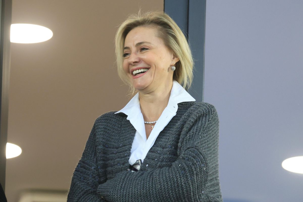 Diana și Dan Șucu în lojile din Giulești