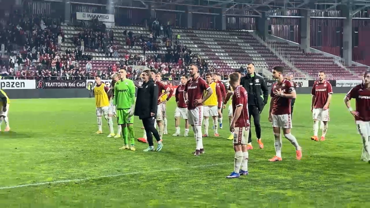 Scandal la finalul meciului Rapid - U Cluj