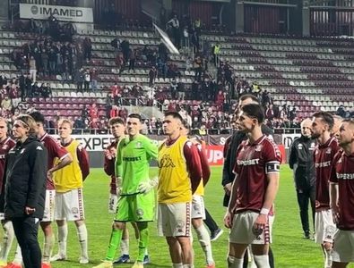 Scandal-monstru în Giulești, după Rapid - U Cluj » Jucătorii au fost înjurați de fani și loviți cu bățul de la tobă!