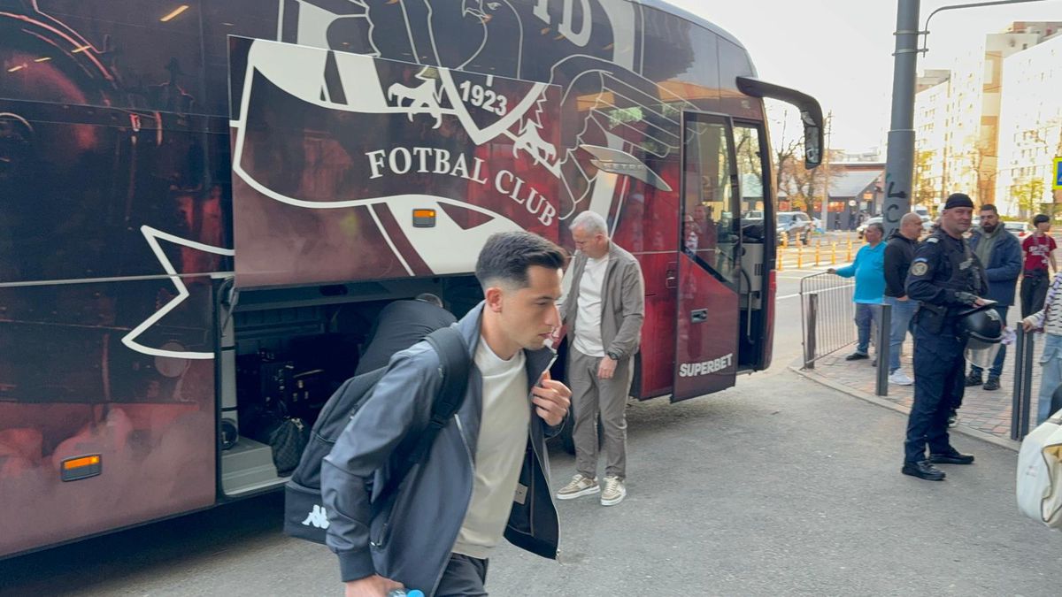 Imagini înainte de Rapid - U Cluj