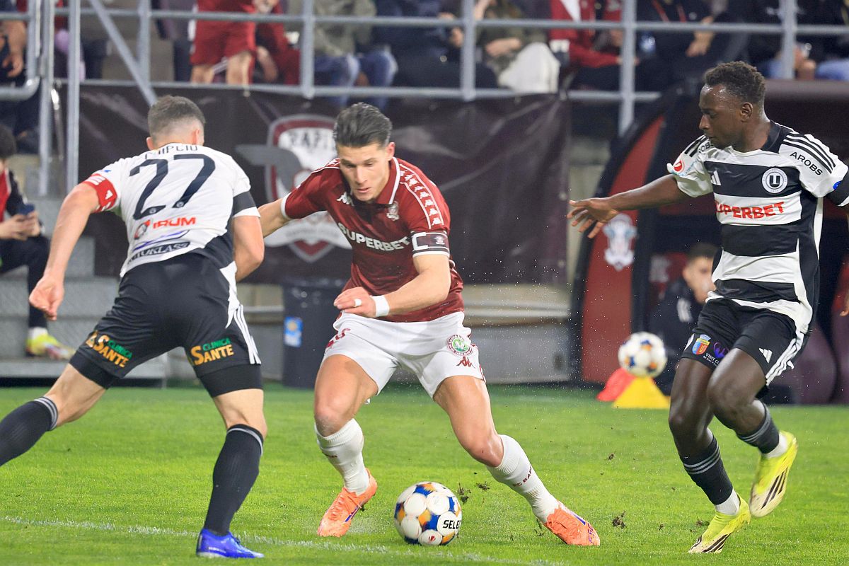 Rapid - U Cluj 1-2 » Plutind spre titlu: Mendy și Stanojev au făcut ce au vrut în Giulești!